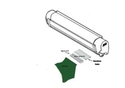 Vango Driveaway Kit For 6mm & 4mm Rails 3m Set -CampGearHub 22a81529c81b17f506be2903731f15ca