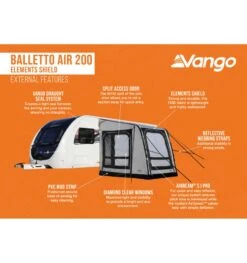 Vango Balletto Air 200 Caravan Awning -CampGearHub balletto air 200 elements shield 3