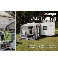 Vango Balletto 260 Air Awning Elements Shield -CampGearHub balletto air 260 elements shield 1