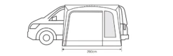 Outdoor Revolution Cayman Cona Air Drive Away Awning 13 Outdoor Revolution Cayman Cona Air Drive Away Awning -CampGearHub cayman cona air 3