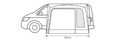 Outdoor Revolution Cayman Cona F/G Drive Away Awning With Free Footprint And Carpet 10 Outdoor Revolution Cayman Cona F/G Drive Away Awning With Free Footprint And Carpet -CampGearHub cayman cona fg 3