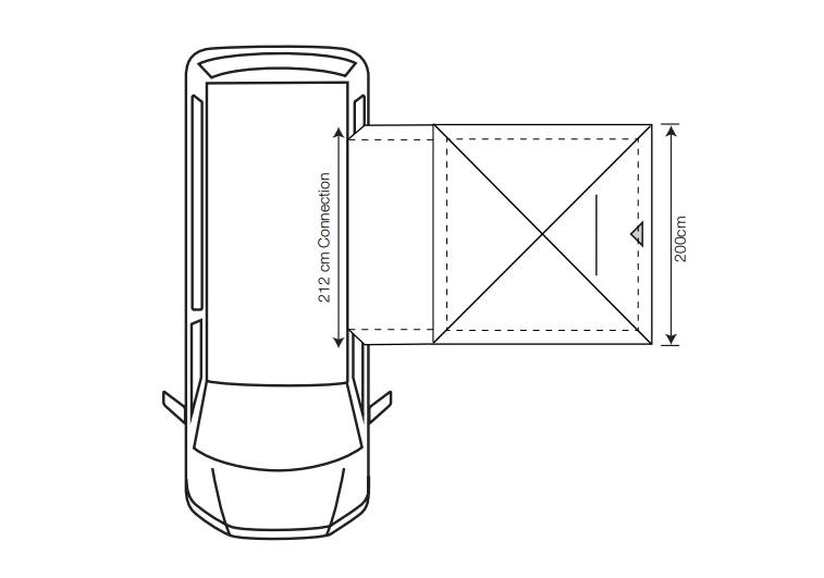 Outdoor Revolution Cayman Handi Low Drive Away Awning 2 Outdoor Revolution Cayman Handi Low Drive Away Awning - Image 2