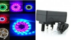 5M Flag Pole Pre-Set Digital Led Dream Lights Strip -CampGearHub pole light mains