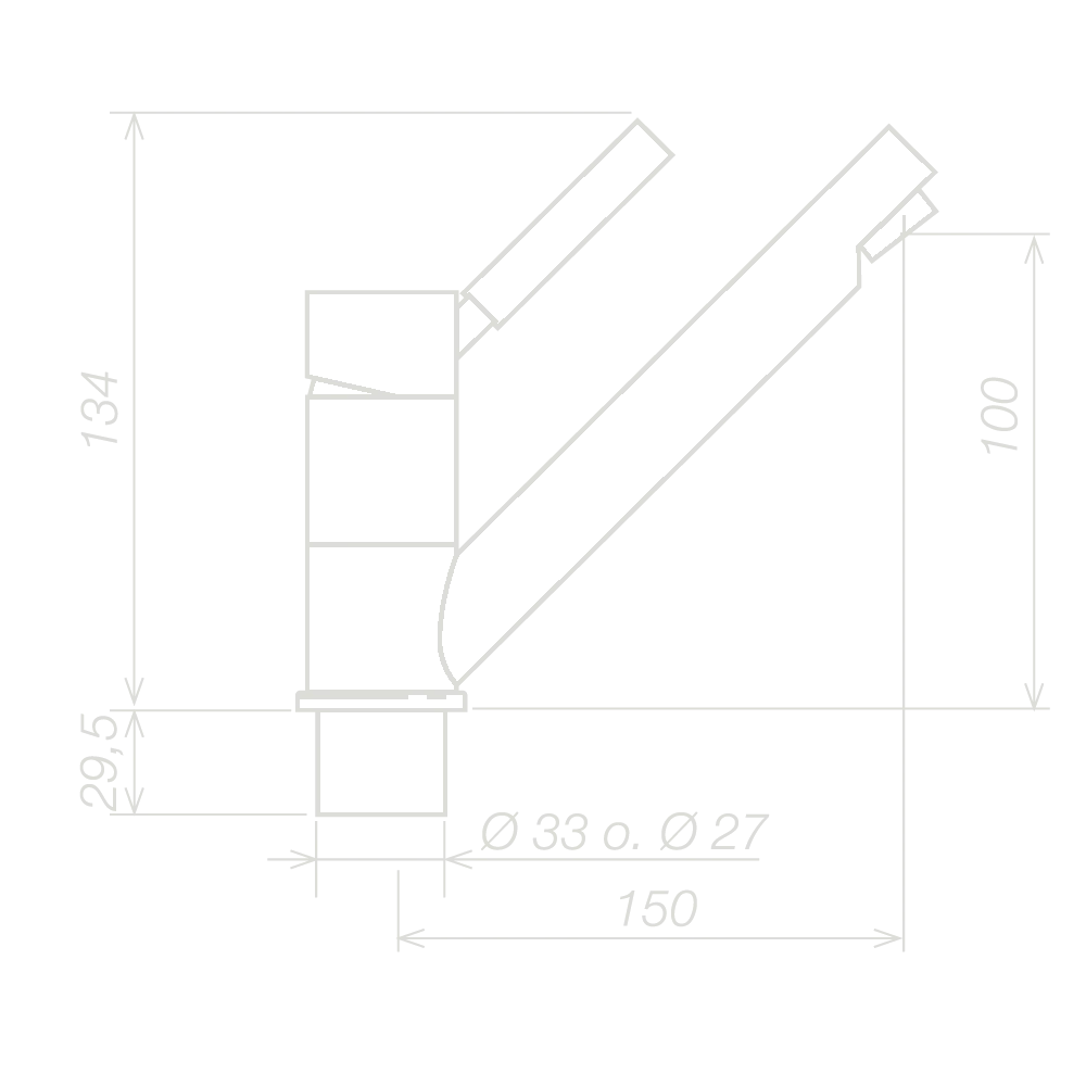 Reich Single Level Mixer Tap Trend E D33 Chrome 2 Reich Single Level Mixer Tap Trend E D33 Chrome - Image 2